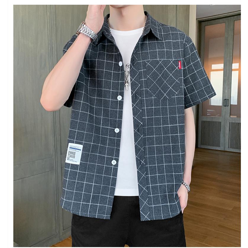 日本最大のブランド リネンシャツ メンズ 半袖 開襟シャツ カジュアルシャツ ワイシャツ 夏シャツ 通勤 涼しい 通気 夏 Democracia Tv