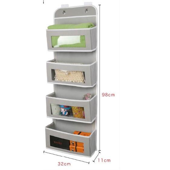 ウォールポケット 壁掛け式収納ポケット ドアハンガーポケット 小物入れ 壁掛け ドア掛け 雑誌 手紙 収納ポケット 吊り下げ収納ラック ４段 Sx 花の海ストア 通販 Yahoo ショッピング