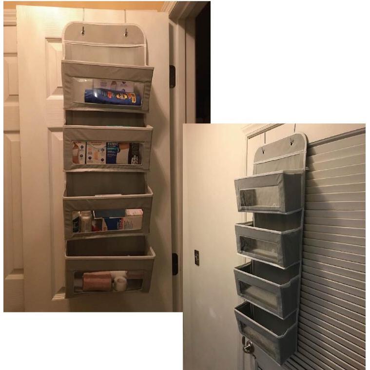 ウォールポケット 壁掛け式収納ポケット ドアハンガーポケット 小物入れ 壁掛け ドア掛け 雑誌 手紙 収納ポケット 吊り下げ収納ラック ４段 Sx 花の海ストア 通販 Yahoo ショッピング