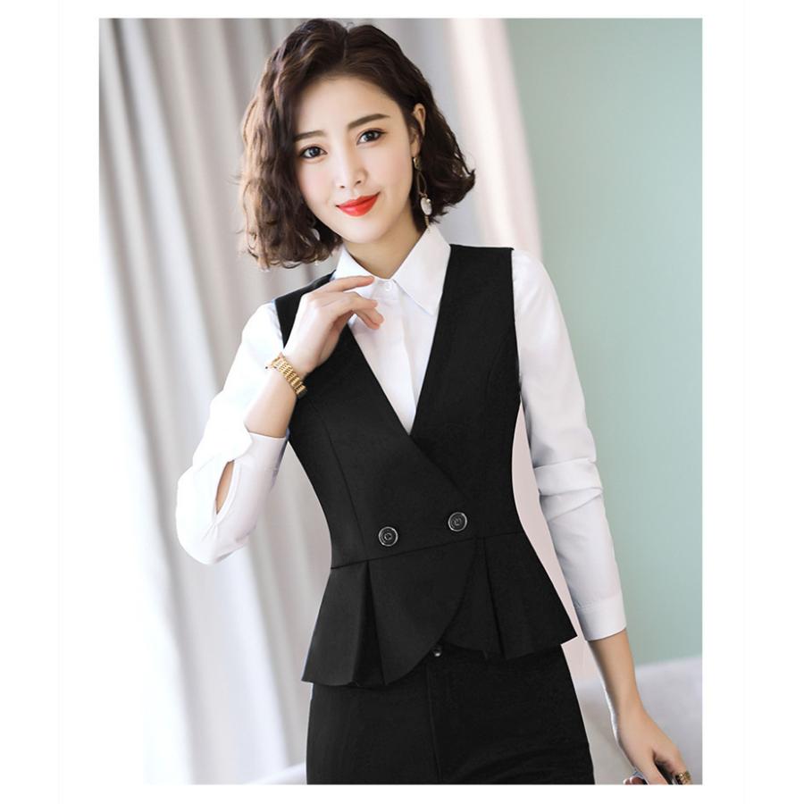 フォーマルベスト 大注目 レディース ジレベスト ベスト スーツベスト オフィス ビジネス 通勤 仕事 春夏秋 テーラード 無地 Ol