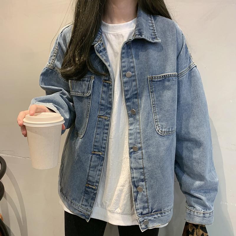 デニムジャケット レディース ロング デニムコート ジージャン 長袖 ゆったり アウター カジュアルジャケット 春秋 2020秋冬新作 :zcs8:花の海ストア - 通販 - Yahoo!ショッピング デニムジャケット レディース ロング デニムコート ジージャン 長袖 ゆったり アウター カジュアルジャケット 春秋 2020秋冬新作 :zcs8:花の海ストア - 通販 - Yahoo!ショッピング