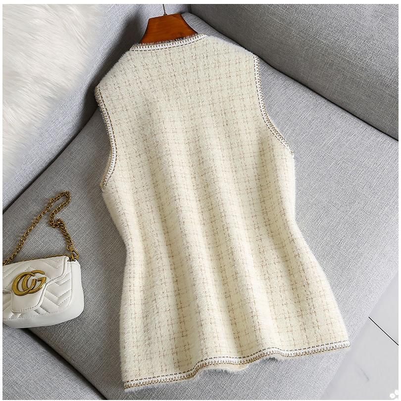 ツイードベストジャケット レディース 40代 大きいサイズ Vネック ジレベスト ツイードジャケット 春 秋 大人韓国風 通勤 卒業式 入学式 入園式 服装 母 30代 Zymj38 花の海ストア 通販 Yahoo ショッピング