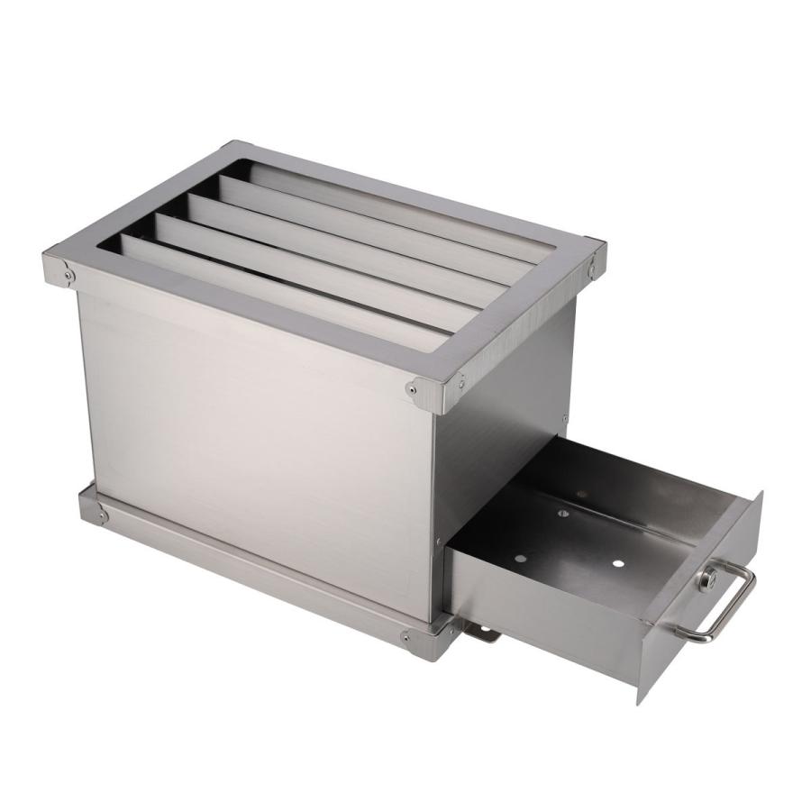 お賽銭箱】中型 ステンレス製 引き出し鍵付き 盗難防止対策 お寺