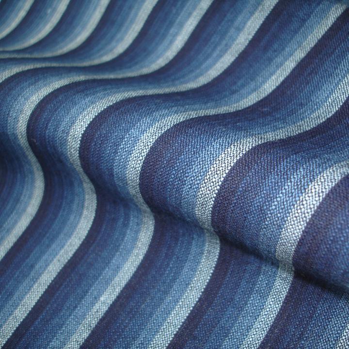 襤褸　巾着　藍木綿 松阪木綿 藍染