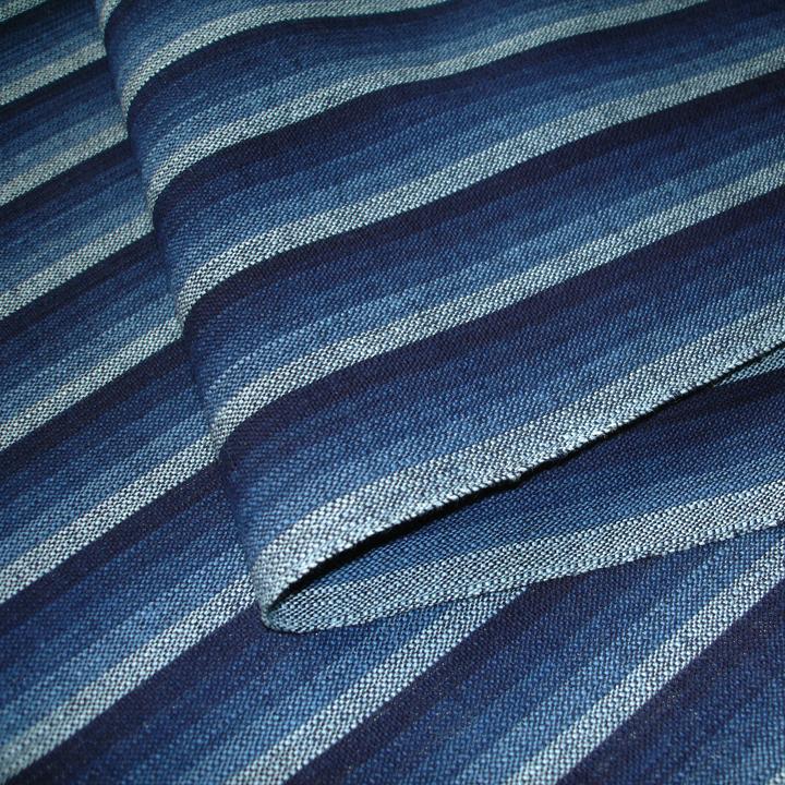 木綿ー藍染柄入りー反物 Yahoo!オークション -「藍染め 木綿 反物」(ファッション) の