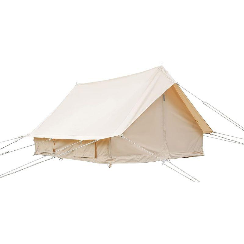 正規品 glamcamp のツーポールロッジテント ポリコットン 1~2人用 つのメッシュドア付きの通気性 簡単設営 テント コットン 【D2353689755】(11879円)