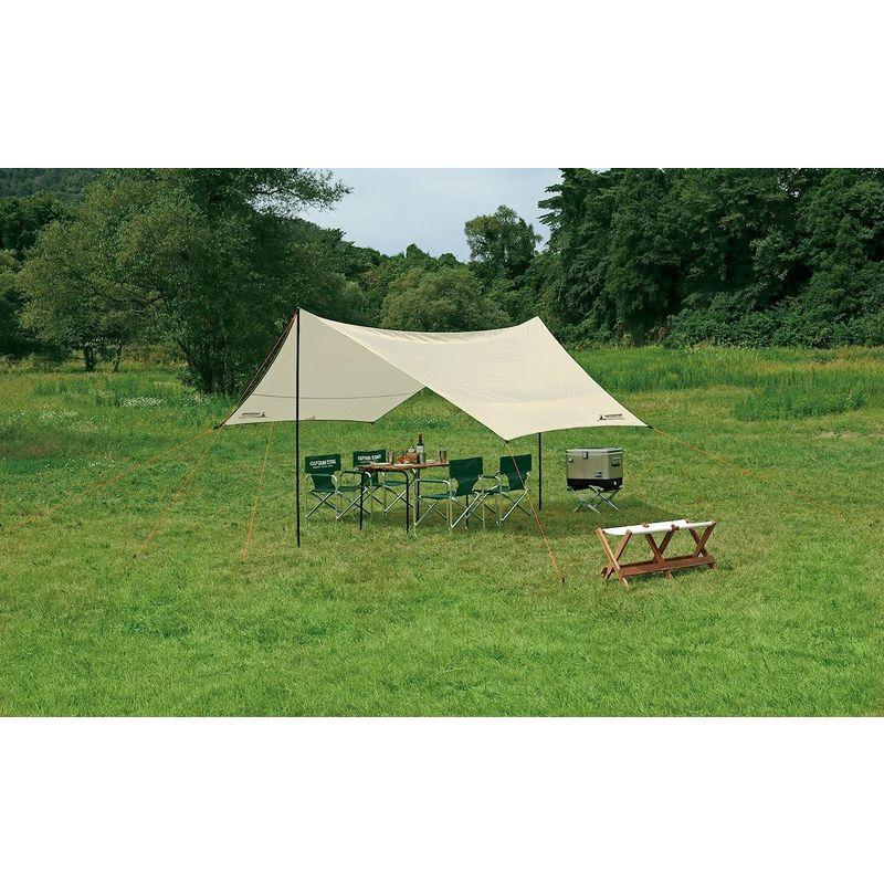 キャプテンスタッグ(CAPTAIN STAG) タープ ヘキサゴン サイズ400×420×H220cm UV・PU加工 キャリーバッグ付き タープ 約 CAPTAIN STAG ヘキサゴン サイズ400×420×H220cm UV PU加工 キャリーバッグ付き サイズ 4本