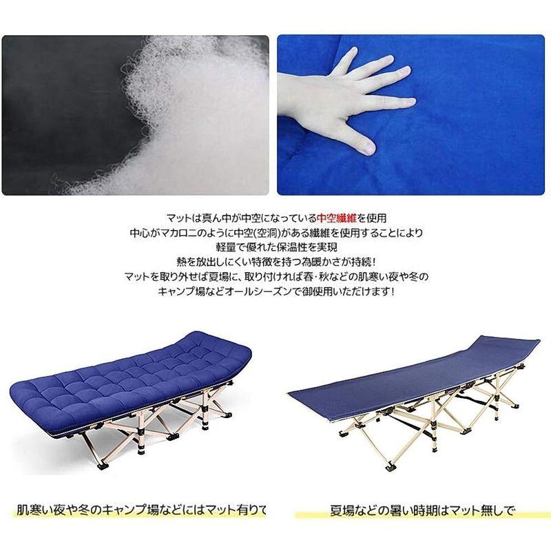 VIXA(ヴィクサ) 折りたたみベッド コンパクト アウトドア キャンピングベッド 耐荷重200kg 寝心地いい 通気 移動便利 フォールデ ヴィクサ 折りたたみベッド コンパクト アウトドア キャンピングベッド 耐荷重200kg 寝心地いい 通気 移動便利 フォールデ