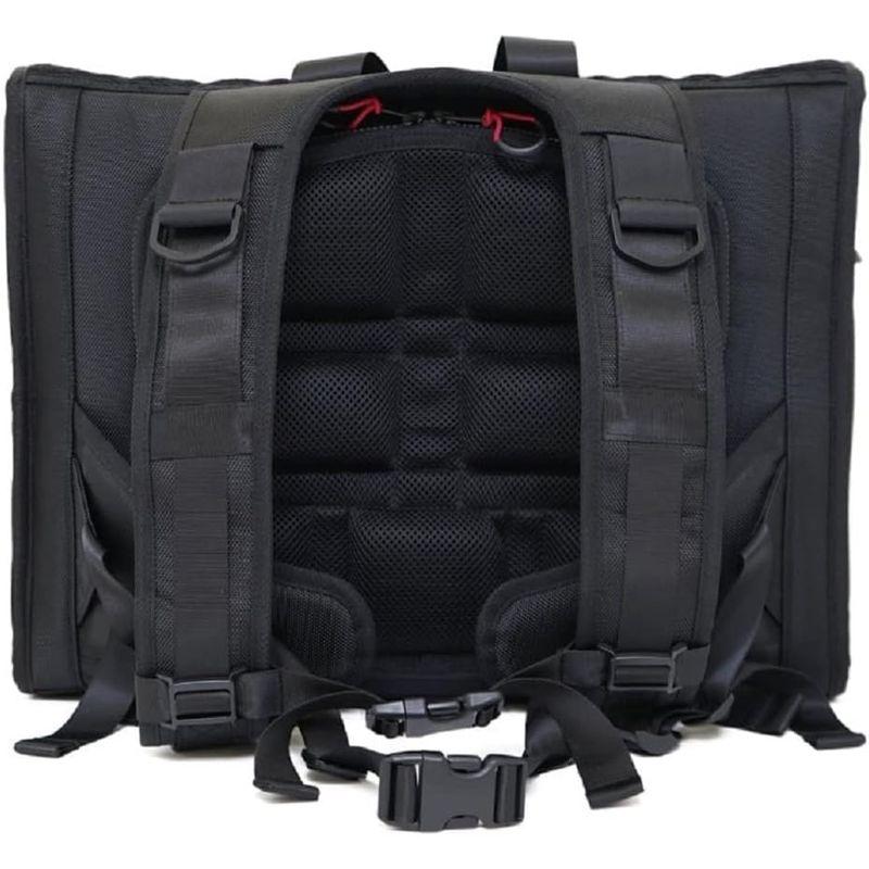 MANDARINE BROTHERS マンダリンブラザーズ ブリクストンキャリーバックパック ワイド M ブラック ブラック BROTHERS マンダリンブラザーズ ブリクストンキャリーバックパック ワイド