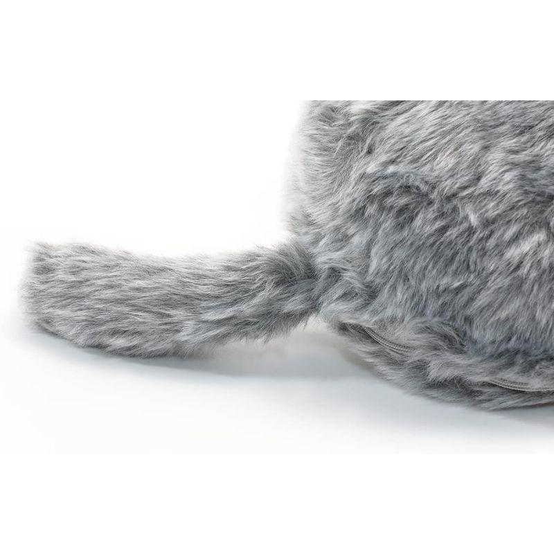 MeowEver ミャウエバー クッション クッション型疑似ペット グレー ミャウエバー クッション クッション型疑似ペット グレー