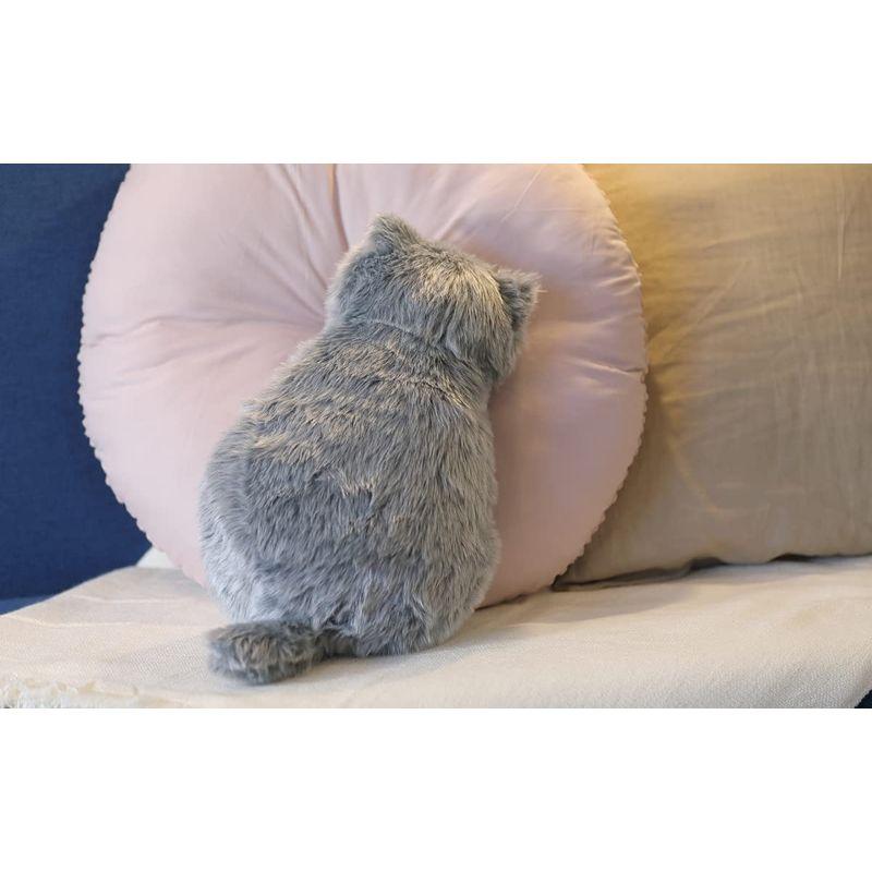 MeowEver ミャウエバー クッション クッション型疑似ペット グレー ミャウエバー クッション クッション型疑似ペット グレー