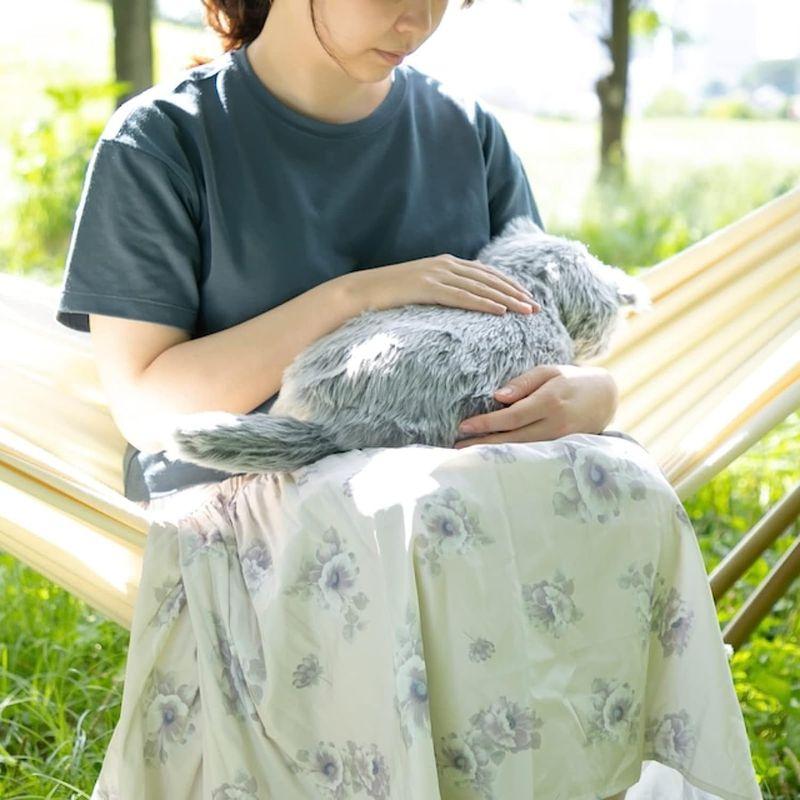 MeowEver ミャウエバー クッション クッション型疑似ペット グレー ミャウエバー クッション クッション型疑似ペット グレー