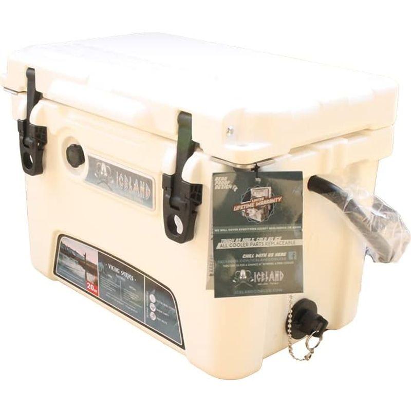 ICELAND COOLERS アイスランドクーラー バイキングシリーズ クーラーボックス 20QT(18.9L) (ホワイト) COOLERS アイスランドクーラー バイキングシリーズ クーラーボックス 20QT 9L ホワイト