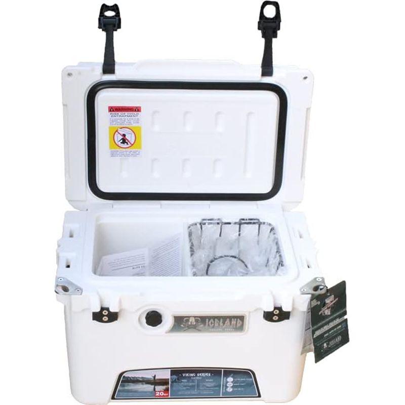 ICELAND COOLERS アイスランドクーラー バイキングシリーズ クーラーボックス 20QT(18.9L) (ホワイト) COOLERS アイスランドクーラー バイキングシリーズ クーラーボックス 20QT 9L ホワイト