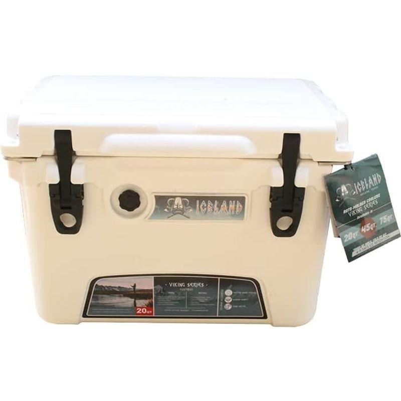 ICELAND COOLERS アイスランドクーラー バイキングシリーズ クーラーボックス 20QT(18.9L) (ホワイト) COOLERS アイスランドクーラー バイキングシリーズ クーラーボックス 20QT 9L ホワイト