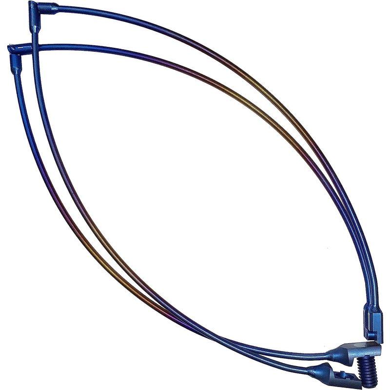 64チタン 四つ折り 64チタン 玉枠 陽極酸化で虹色の輝き 縦横折りで自由に開閉 超コンパクトな磯タモ 超軽量 (虹色， 60) 64チタン 四つ折り 陽極酸化で虹色の輝き 超コンパクトな磯タモ 玉枠 縦横折りで自由に開閉 超軽量 虹色，