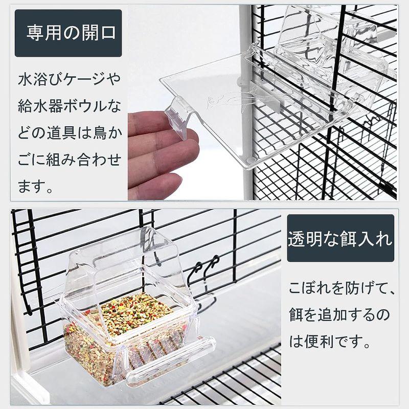 Xpossible?鳥かご 鳥ケージ 大型 豪華セット 高級透明アクリル 鳥籠?大きいケージ バードケージ オープン大空間 オウムケージ お 鳥かご 鳥ケージ 大型 豪華セット 高級透明アクリル 鳥籠 大きいケージ バードケージ オープン大空間 オウムケージ お ￥