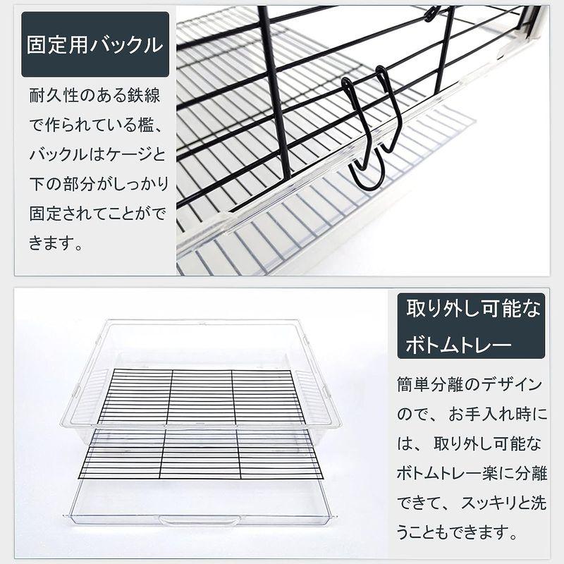 Xpossible?鳥かご 鳥ケージ 大型 豪華セット 高級透明アクリル 鳥籠?大きいケージ バードケージ オープン大空間 オウムケージ お 鳥かご 鳥ケージ 大型 豪華セット 高級透明アクリル 鳥籠 大きいケージ バードケージ オープン大空間 オウムケージ お ￥