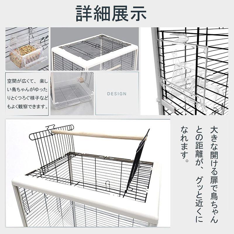 Xpossible?鳥かご 鳥ケージ 大型 豪華セット 高級透明アクリル 鳥籠?大きいケージ バードケージ オープン大空間 オウムケージ お 鳥かご 鳥ケージ 大型 豪華セット 高級透明アクリル 鳥籠 大きいケージ バードケージ オープン大空間 オウムケージ お ￥