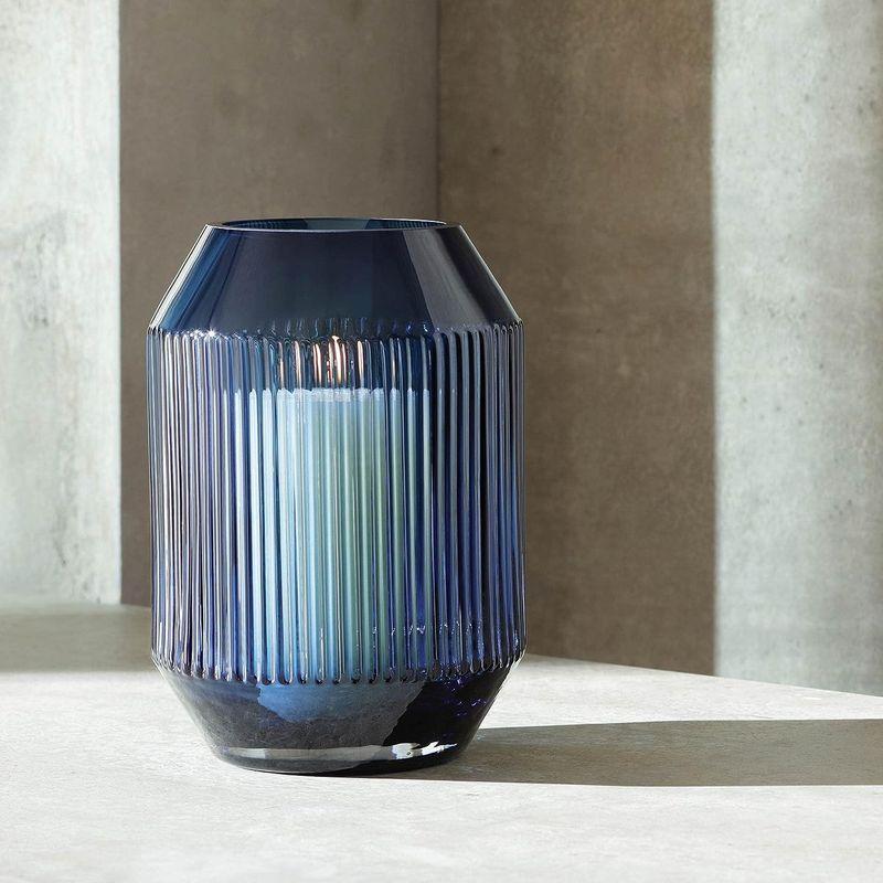 ★11時間以内発送★美品 LSA (エルエスエー) Rotunda Lantern/Vase H26cm Sapphire W18xD18xH26cm 【2934161759】(14810円)