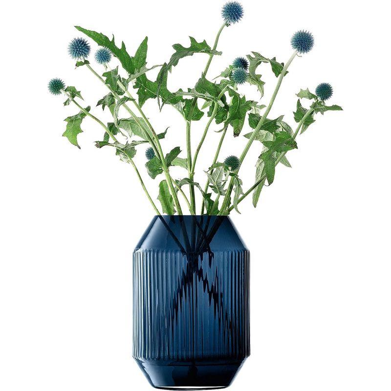 ★11時間以内発送★美品 LSA (エルエスエー) Rotunda Lantern/Vase H26cm Sapphire W18xD18xH26cm 【2934161759】(14810円)