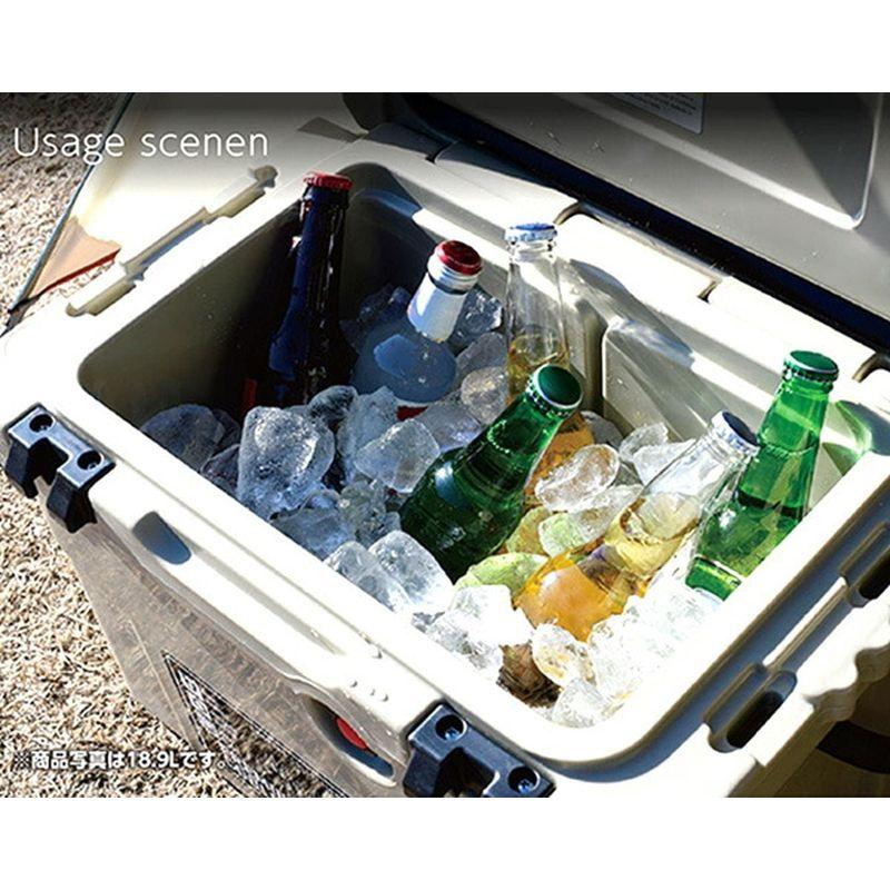 山善(YAMAZEN) キャンパーズコレクション プレミアムクーラーボックス 小型 18.9L ベージュ PCB-18.9(BE YAMAZEN キャンパーズコレクション プレミアムクーラーボックス 小型 9L ベージュ PCB BE 　