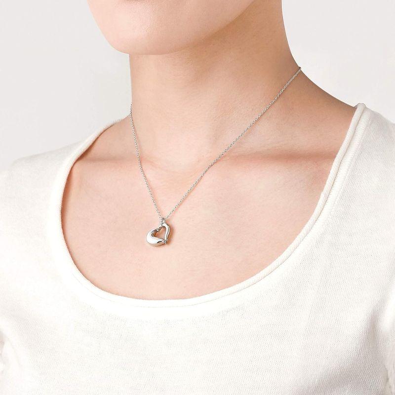 Soul Jewelry ソウルジュエリー 遺骨ペンダント シルバー プチオープンハート SV925 キュービックジルコニア 手元供養 遺骨 ￥ Jewelry ソウルジュエリー 遺骨ペンダント シルバー プチオープンハート SV925 キュービックジルコニア 手元供養 遺骨 3mm