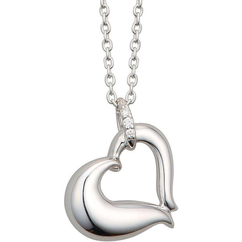 Soul Jewelry ソウルジュエリー 遺骨ペンダント シルバー プチオープンハート SV925 キュービックジルコニア 手元供養 遺骨 ￥ Jewelry ソウルジュエリー 遺骨ペンダント シルバー プチオープンハート SV925 キュービックジルコニア 手元供養 遺骨 3mm