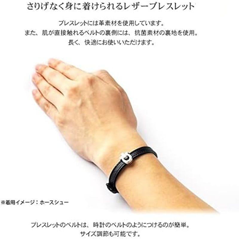 動作確認 ソウルジュエリー 遺骨アクセサリー ブレスレット リストブレス アーチ ブラック シルバー SV925 レザー 皮 手元供養 遺骨入れ 【YWU5837760056】(20613円)