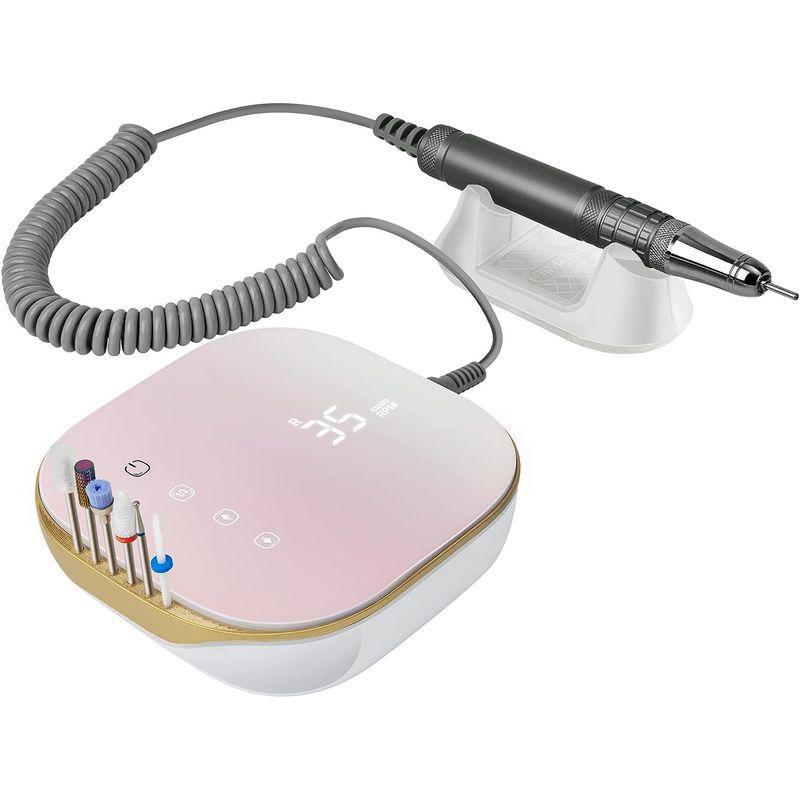 Madenia 電動ネイルマシン ネイルマシン ネイルマシーン タッチパネル搭載 LCDディスプレイ 35000RPM スピード調整 正反回 35000RPM 電動ネイルマシン ネイルマシン ネイルマシーン タッチパネル搭載 LCDディスプレイ スピード調整 正反回