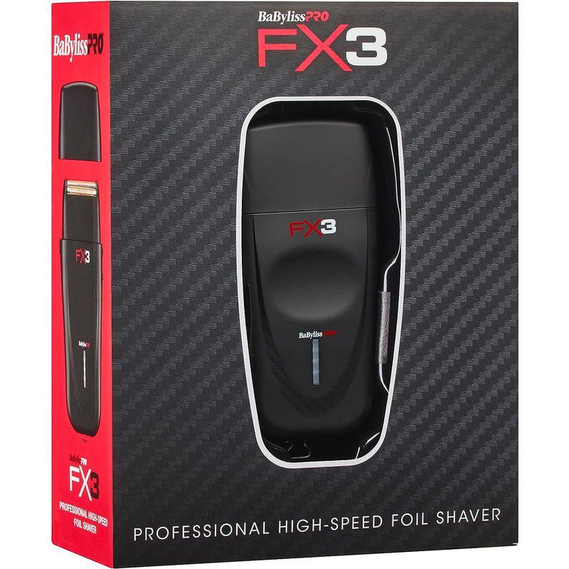 【新品 送料込み】 BaBylissPRO バーベロジー ダブルホイル シェーバー FXX3SB FX3 プロフェッショナル 高速電動シェーバー 【D3987071029】(20125円)
