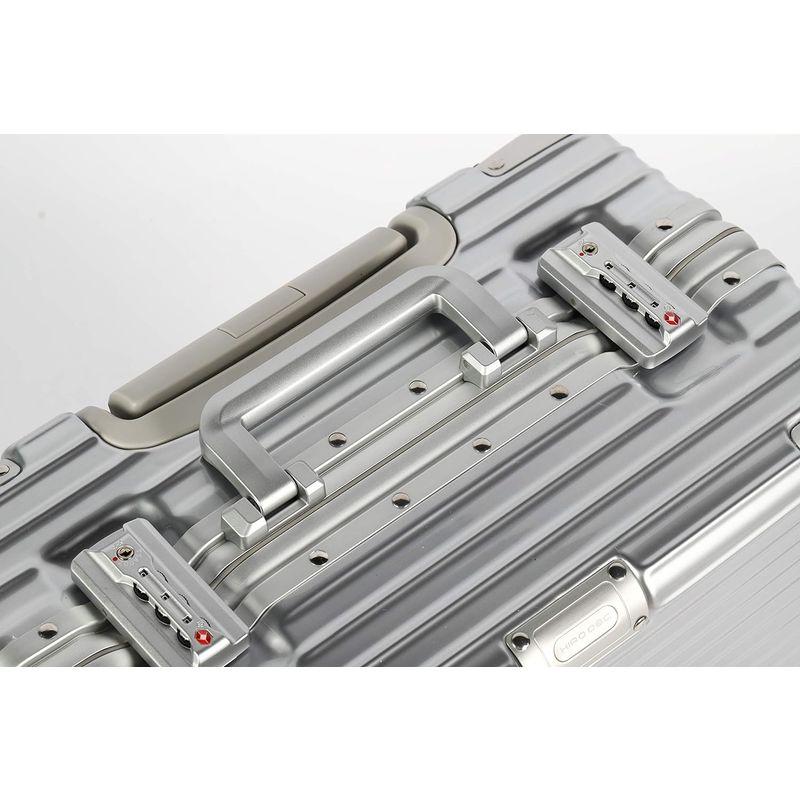 ヒロディービーシー 機内持込み可能 TSAロック付き コンパクト40L ダブルキャスター アルミフレーム＋ポリカーボネート ビジネスキャリー 機内持込み可能 TSAロック付き コンパクト40L ダブルキャスター アルミフレーム＋ポリカーボネート ビジネスキャリー