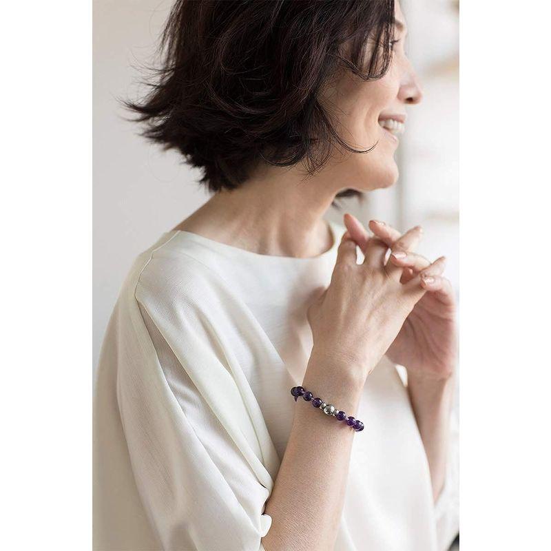 【値下げ⭕️】 ソウルジュエリー 遺骨アクセサリー ブレスレット 念珠ブレスレット 防水 アメジスト Lサイズ ステンレス 遺骨アクセサリー 手元供養 分骨 【TM6699547774】(23656円)