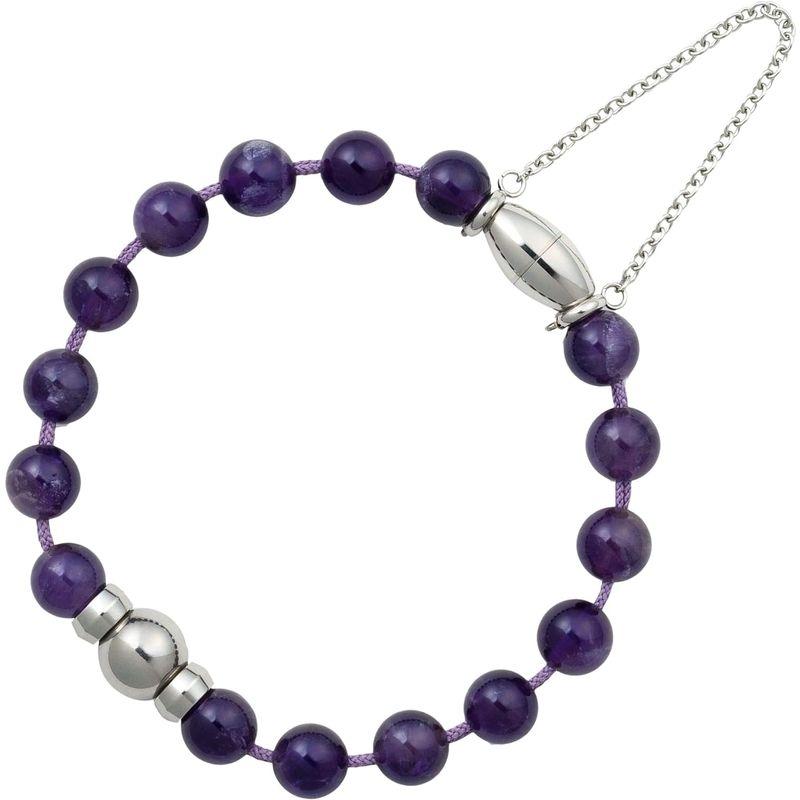 【値下げ⭕️】 ソウルジュエリー 遺骨アクセサリー ブレスレット 念珠ブレスレット 防水 アメジスト Lサイズ ステンレス 遺骨アクセサリー 手元供養 分骨 【TM6699547774】(23656円)