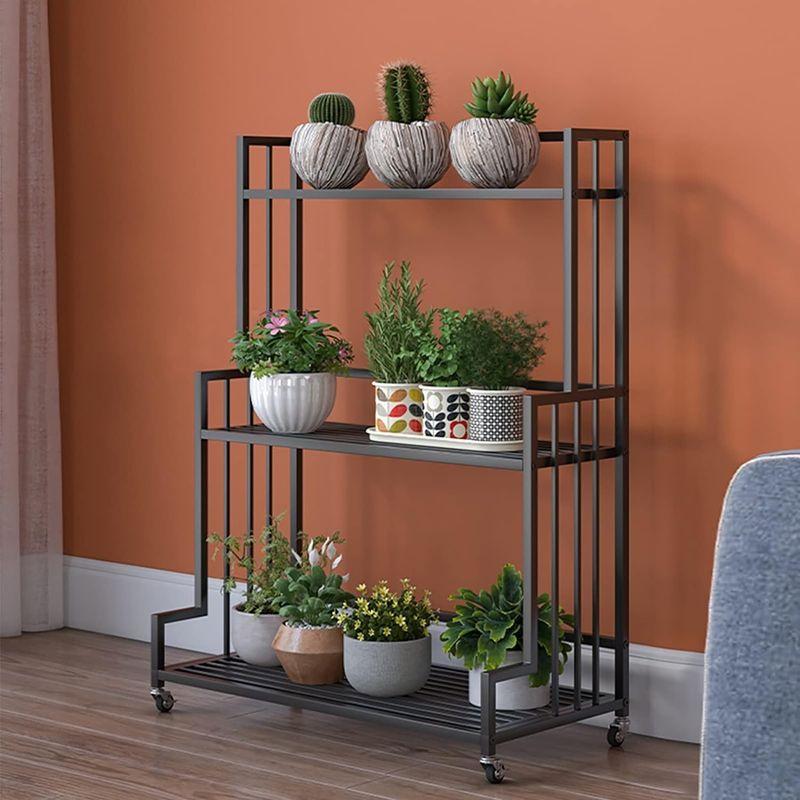 フラワースタンド プランタースタンド 花台 3段 ガーデンラック 屋外/室内 植木鉢 園芸ラック おしゃれ 観葉植物棚 幅90cm ガーデン プランタースタンド 花台 3段 ガーデンラック 屋外/室内 植木鉢 園芸ラック おしゃれ 観葉植物棚 幅90cm ガーデン ￥