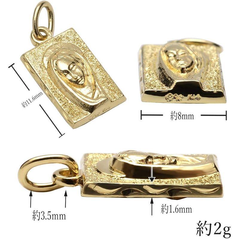 匿名！送料無料！ アロハマナ ネックレス ハワイアンジュエリー アクセサリー レディース 女性 メンズ 男性 K14 イエローゴールド マリア メダイ スクエ 【SKC7622518128】(26915円)