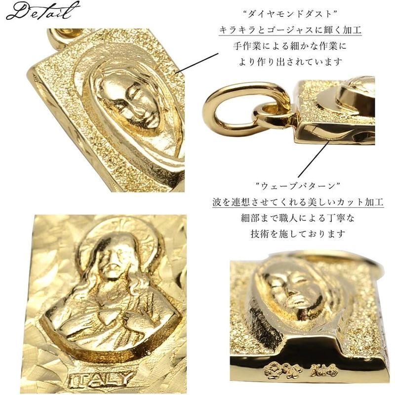 匿名！送料無料！ アロハマナ ネックレス ハワイアンジュエリー アクセサリー レディース 女性 メンズ 男性 K14 イエローゴールド マリア メダイ スクエ 【SKC7622518128】(26915円)