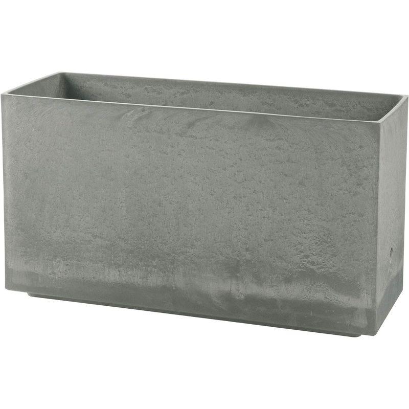 USED リッチェル 大型プランター 陶器風 ライトグレー 80×29.5×45cm ラヴィーレWS レクタングル 80型 底面給水機能付き 7090 【6621945260】(23382円)