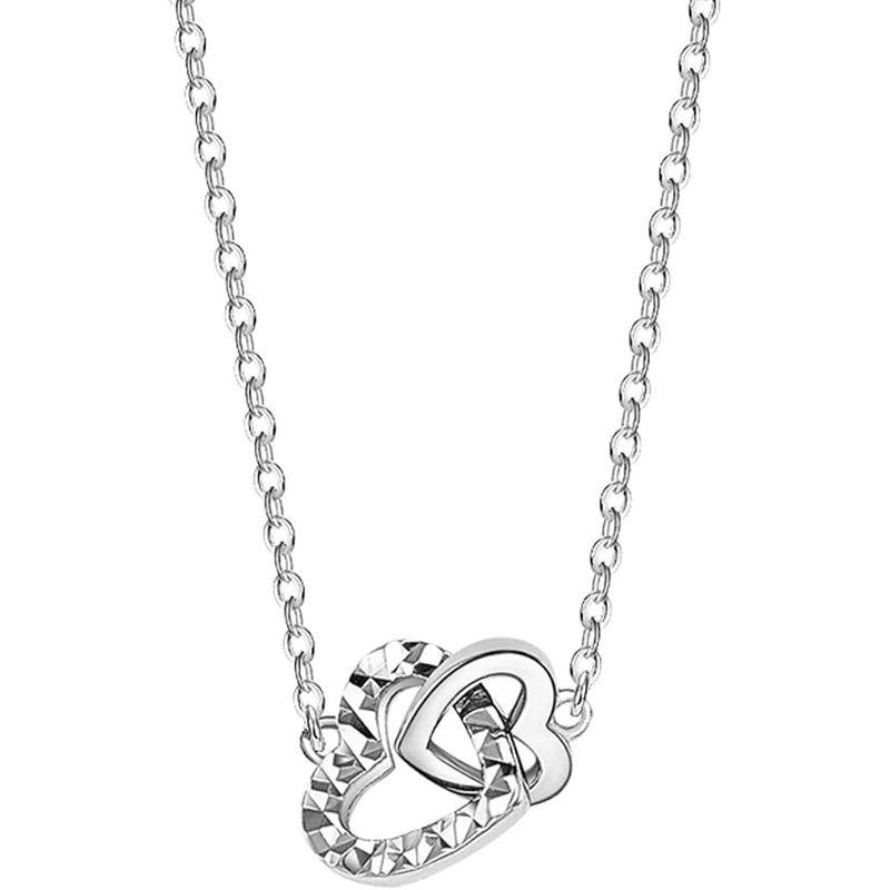 【新品 送料込み】 FANCIME プラチナ ネックレス レディース ハート ダブルループ Pt950 ペンダント 40?45cm 母の日 クリスマス 誕生日 【PET1022008062】(36087円)