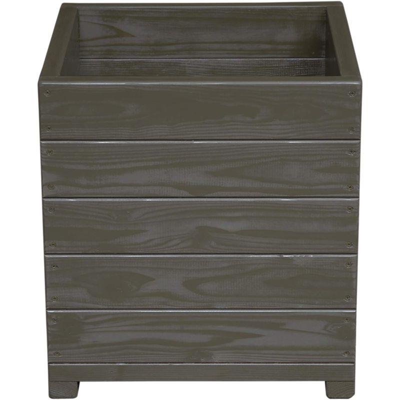 ウェルカムウッド(Welcome Wood) 大型鉢 大型プランター EHD15-UB UB アンバーブラウン 15号 長さ 48cm 奥行 UB 48cm Welcome Wood 大型鉢 大型プランター EHD15 アンバーブラウン 15号 長さ 奥行 42cm