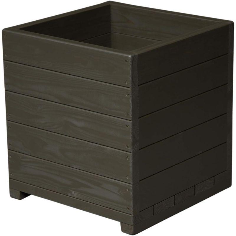 ウェルカムウッド(Welcome Wood) 大型鉢 大型プランター EHD15-UB UB アンバーブラウン 15号 長さ 48cm 奥行 UB 48cm Welcome Wood 大型鉢 大型プランター EHD15 アンバーブラウン 15号 長さ 奥行 42cm