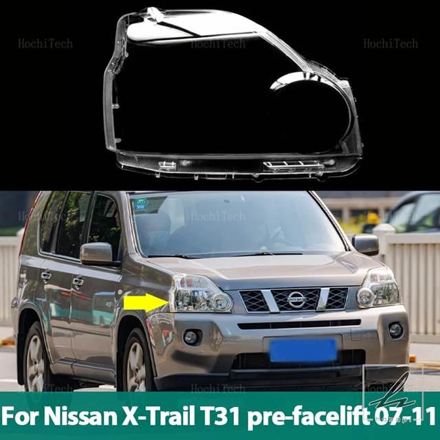 ヘッドライトランプシェードクリアレンズランプシェードカバー日産エクストレイル T31 フェイスリフト前 39387 : カー用品・車パーツ ...