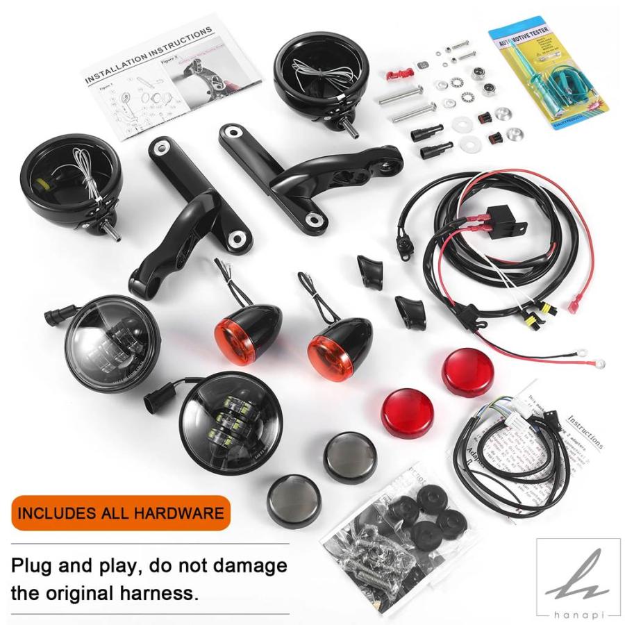 ハーレーフォグランプ 点灯確認済 Amazon | VOSICKY(ボスキー) ハーレーダビッドソン オートバイク