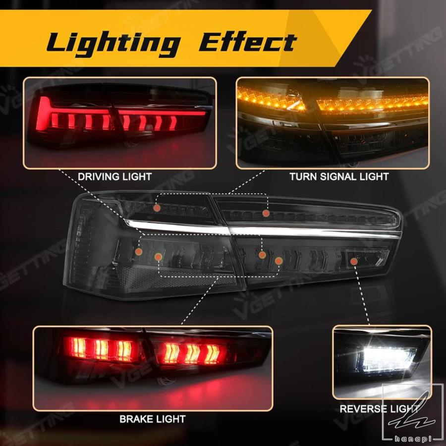 並行輸入品】 AUDI A6 C7 2012 - 15用 車用テールランプ ドライビング