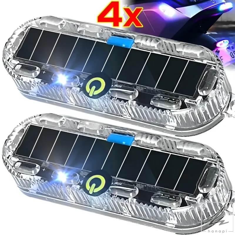 並行輸入品】 オートバイ用ソーラーLEDハザード灯アンチリア