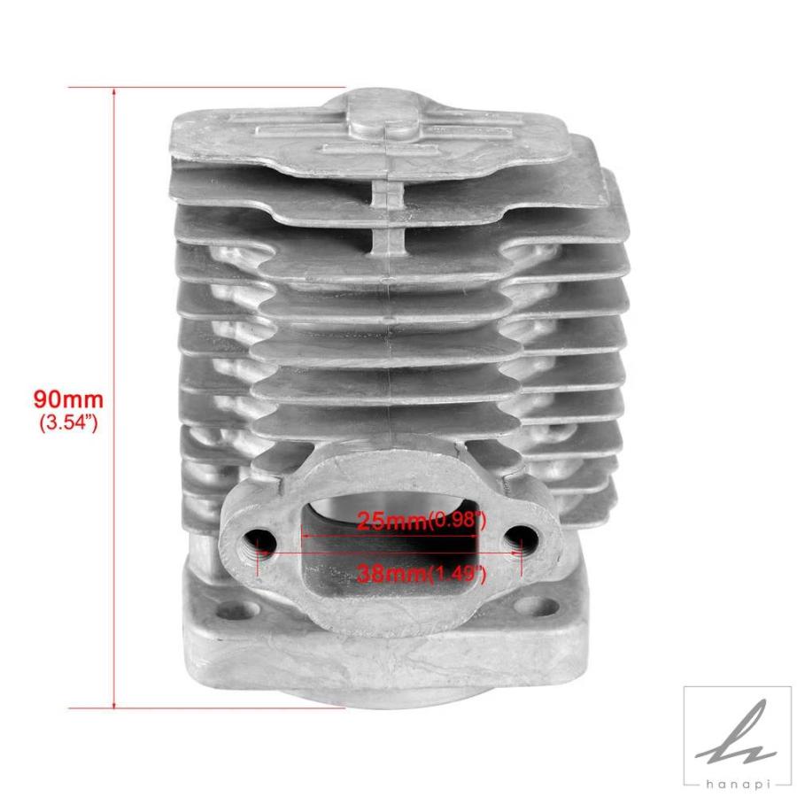 高品質エンジン/49cc排気ポート拡大仕様シリンダーキット ジャイロ系 排気ポート拡大仕様]STDシリンダーASSY ジャイロキャノピー