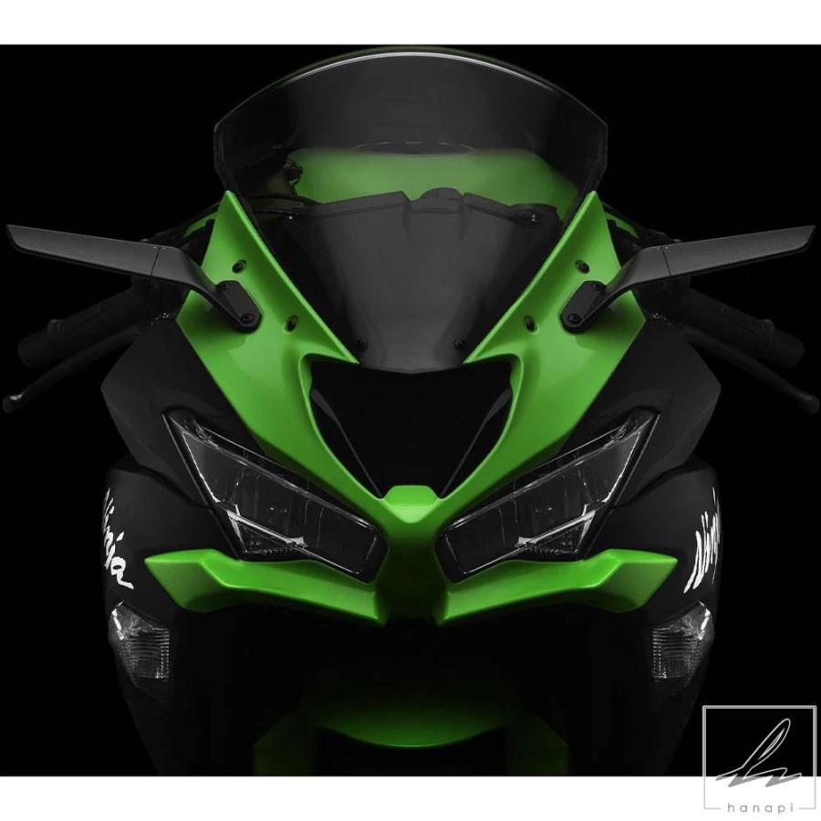 並行輸入品】 KAWASAKI NINJA ZX4R ZX4RR ZX6R 636用 バックミラー