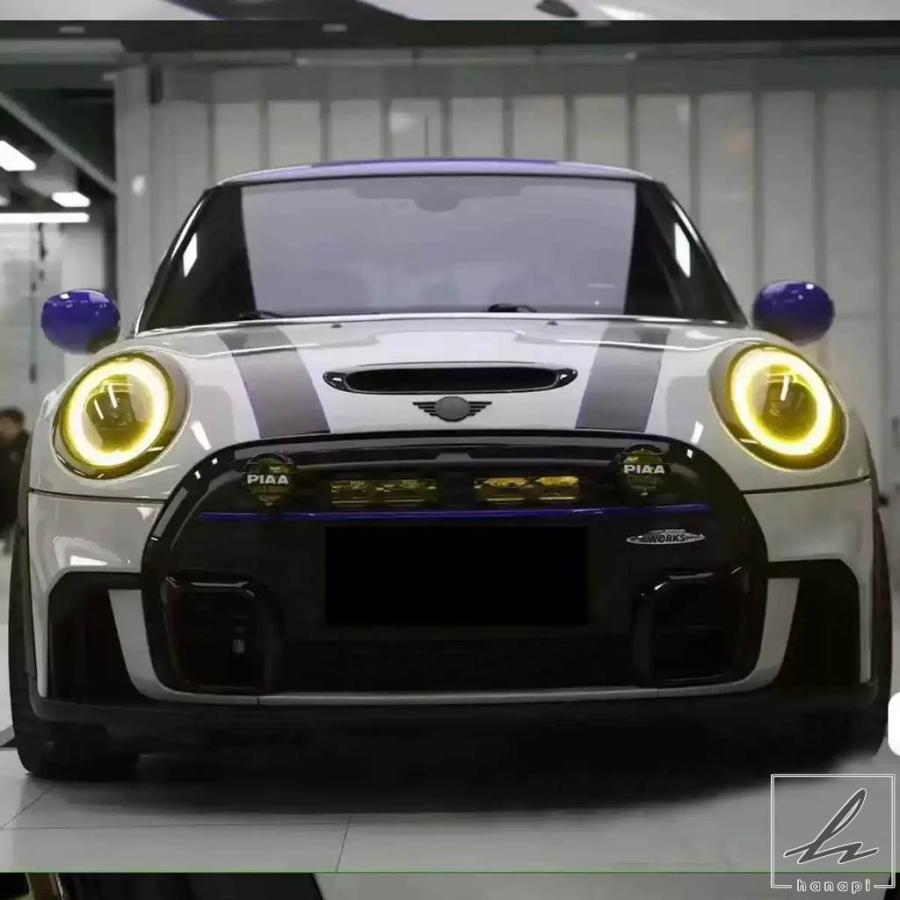 美品】BMW MINI R55 アディショナルヘッドライト + イエローカバー