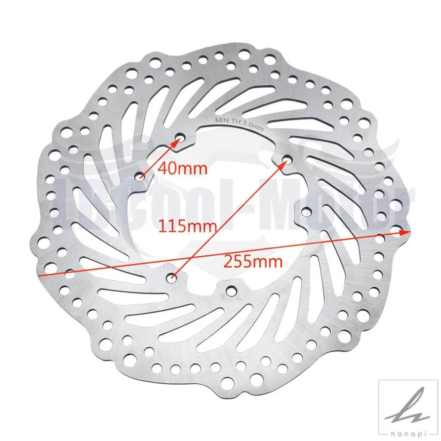 フロント＆リアホイールブレーキディスク HONDA CRF250L 2013