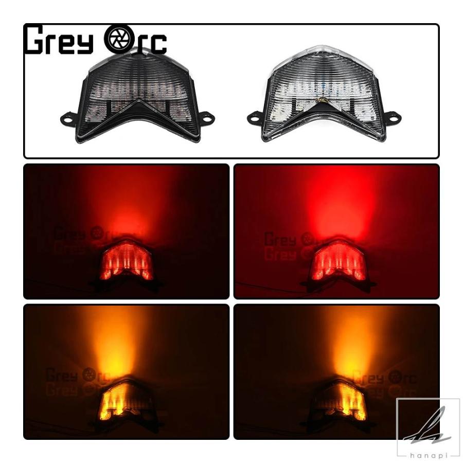 オートバイ用一体型LEDウィンカーテールライトリアブレーキテール